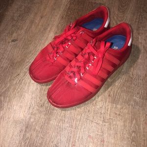 Solid Red K-Swiss